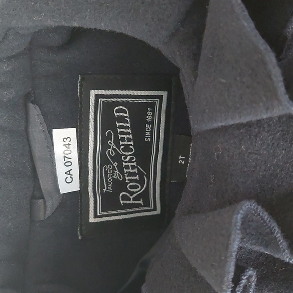 Rothschild Little Girls Faux Wool Coat - Picture 5 of 6